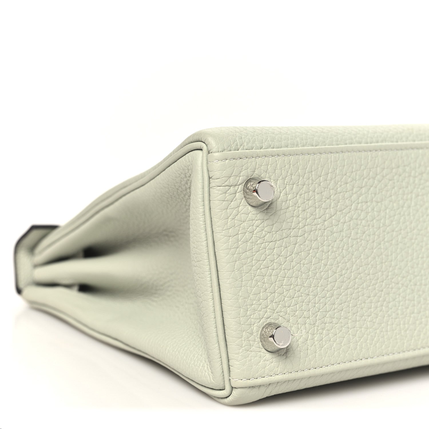 Hermes Togo Kelly Retourne 25 Gris Neve 9 of 11