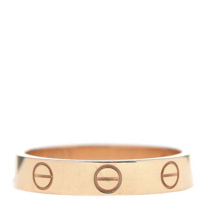 Cartier 18K Yellow Gold 3.5mm LOVE Wedding Band Ring 52 6 3 of 4