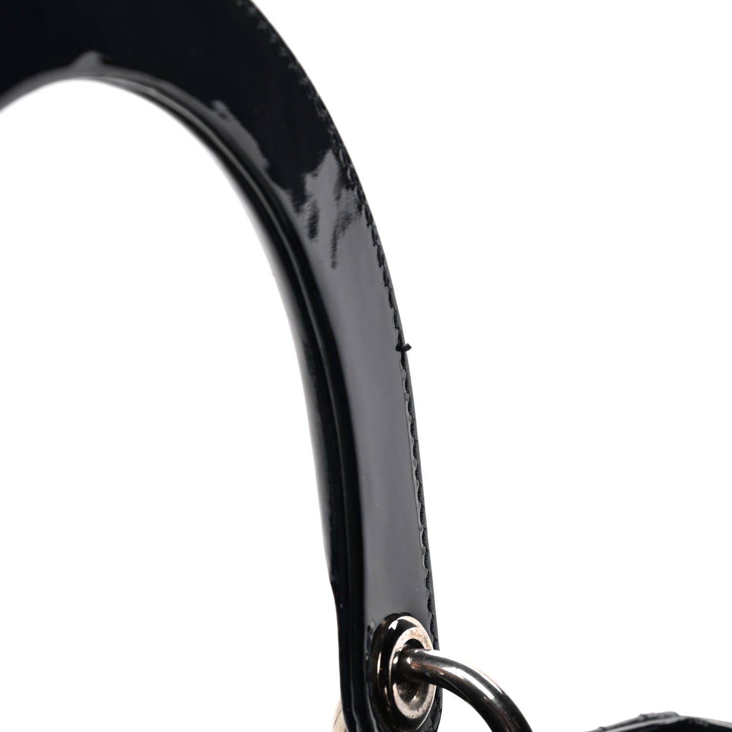 Christian Dior Patent Cannage Medium Lady Dior Navy Blue 8 of 8