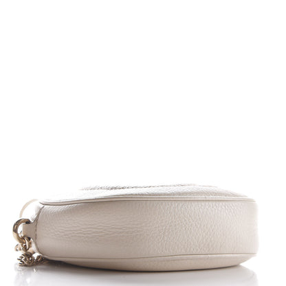 Gucci Pebbled Calfskin Mini Soho Chain Bag Off White 4 of 10