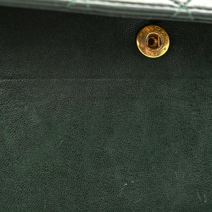 Chanel Lambskin Quilted Small Single Flap With Pouch Green 15 of 17