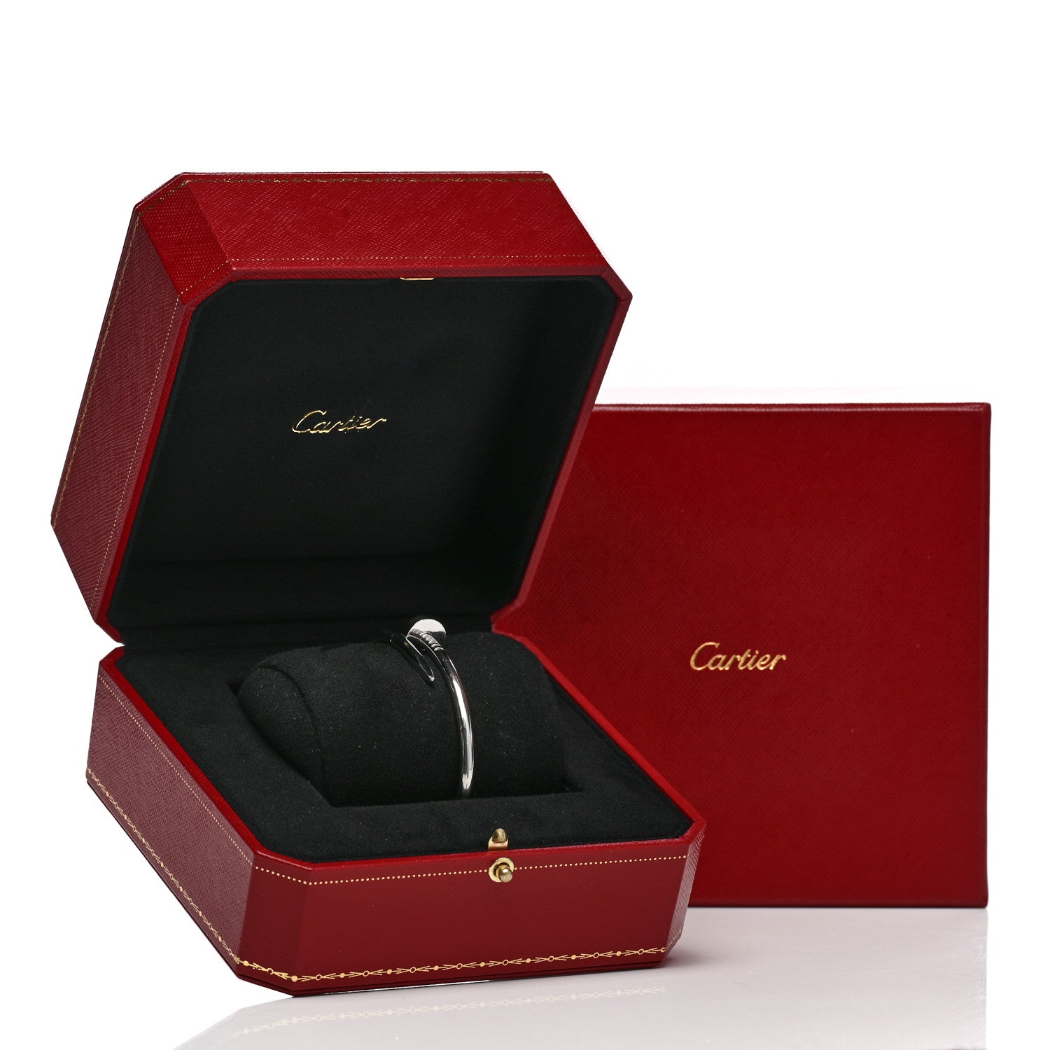 Cartier 18K White Gold Juste Un Clou Bracelet 17 4 of 4