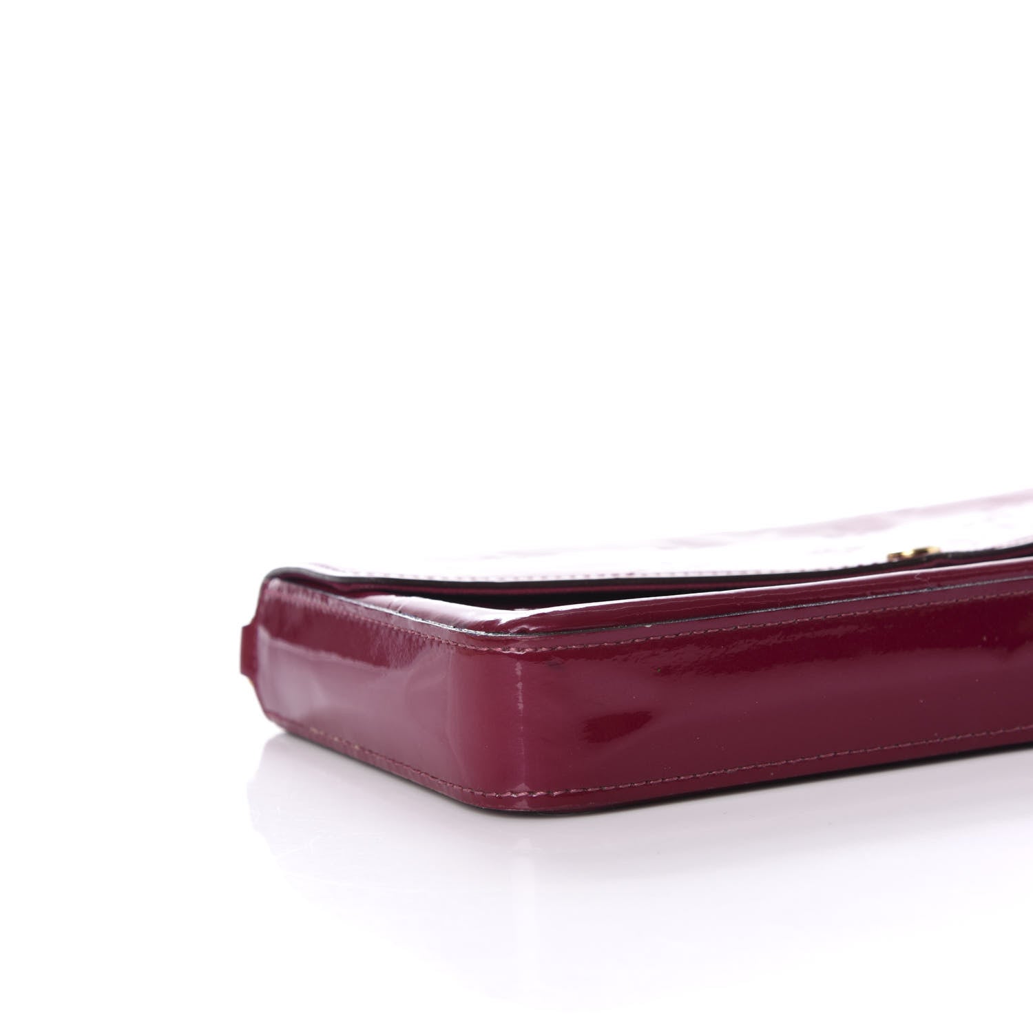 Louis Vuitton Vernis Felicie Chain Wallet Magenta 8 of 9