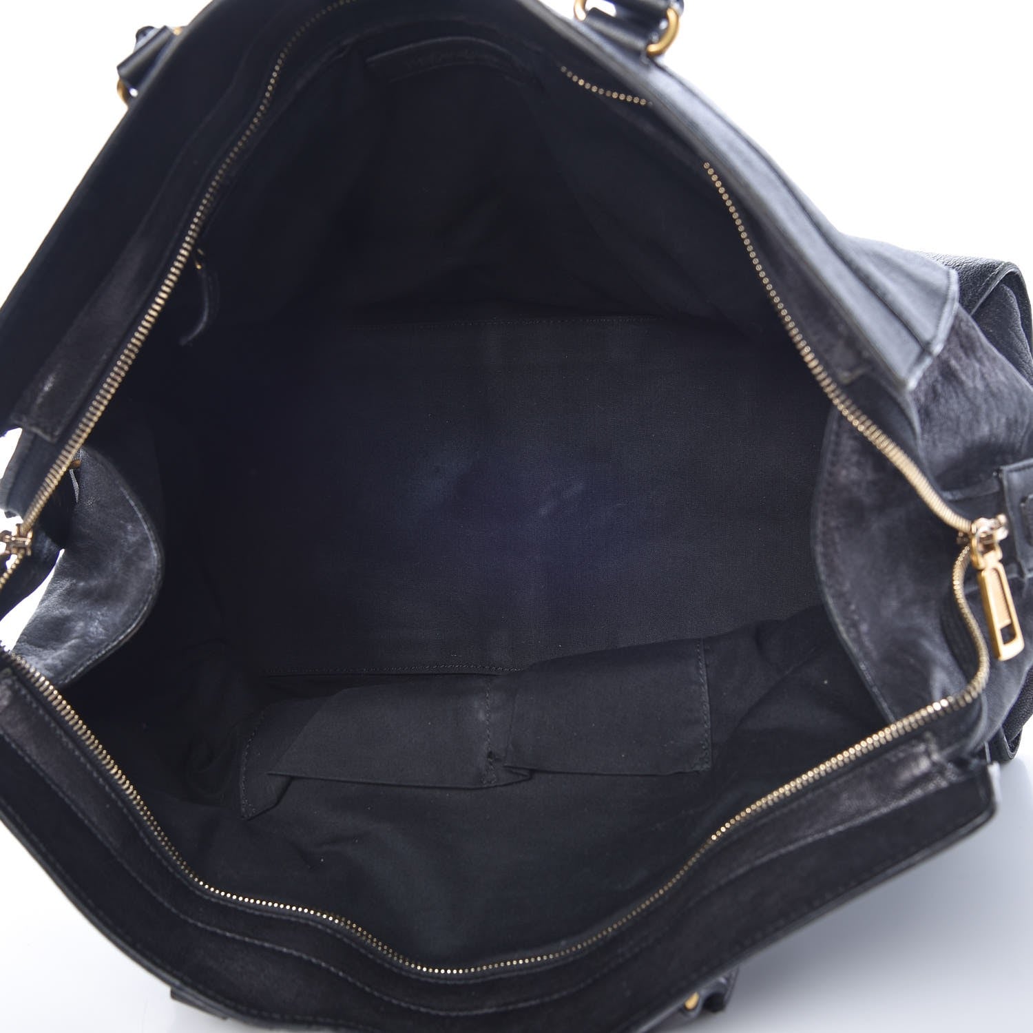 Saint Laurent Sheepskin Large Cabas ChYc Black 5 of 24