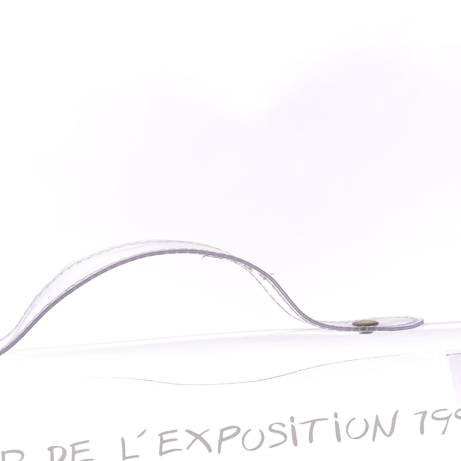 Hermes Vinyl Souvenir De L'Exposition Kelly Transparent 13 of 13