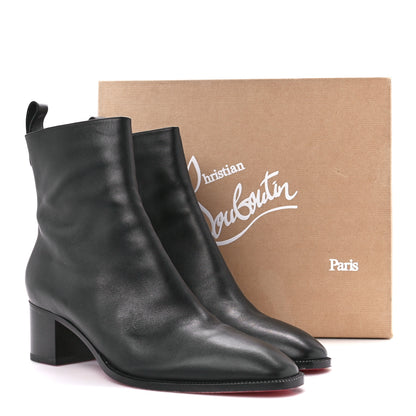 Christian Louboutin Calfskin Antilop Ankle Boots 41 Black 9 of 9