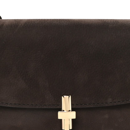 The Row Nubuck Calfskin Sofia E/W Crossbody Wood Brown 7 of 9