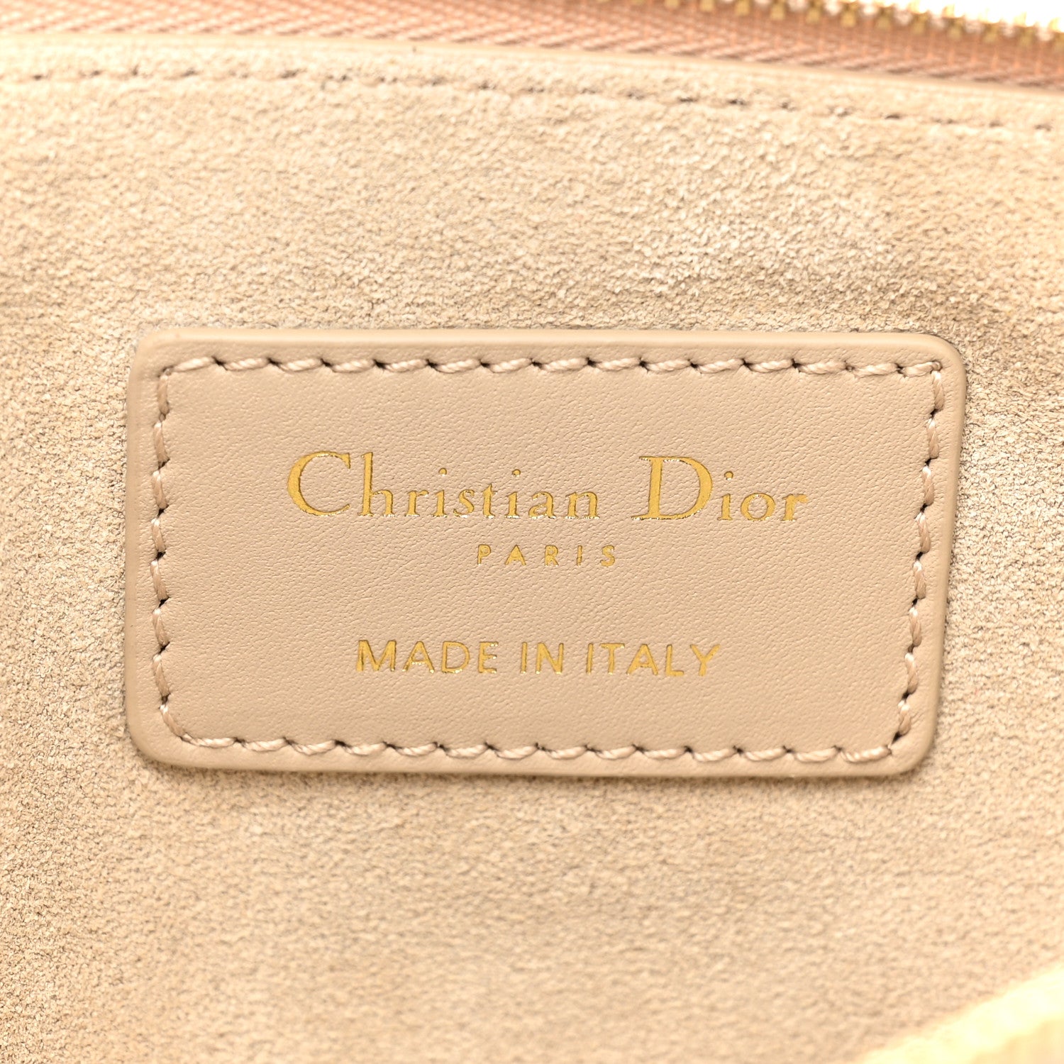 Christian Dior Calfskin Macrocannage Large Toujours Powder Beige 8 of 10