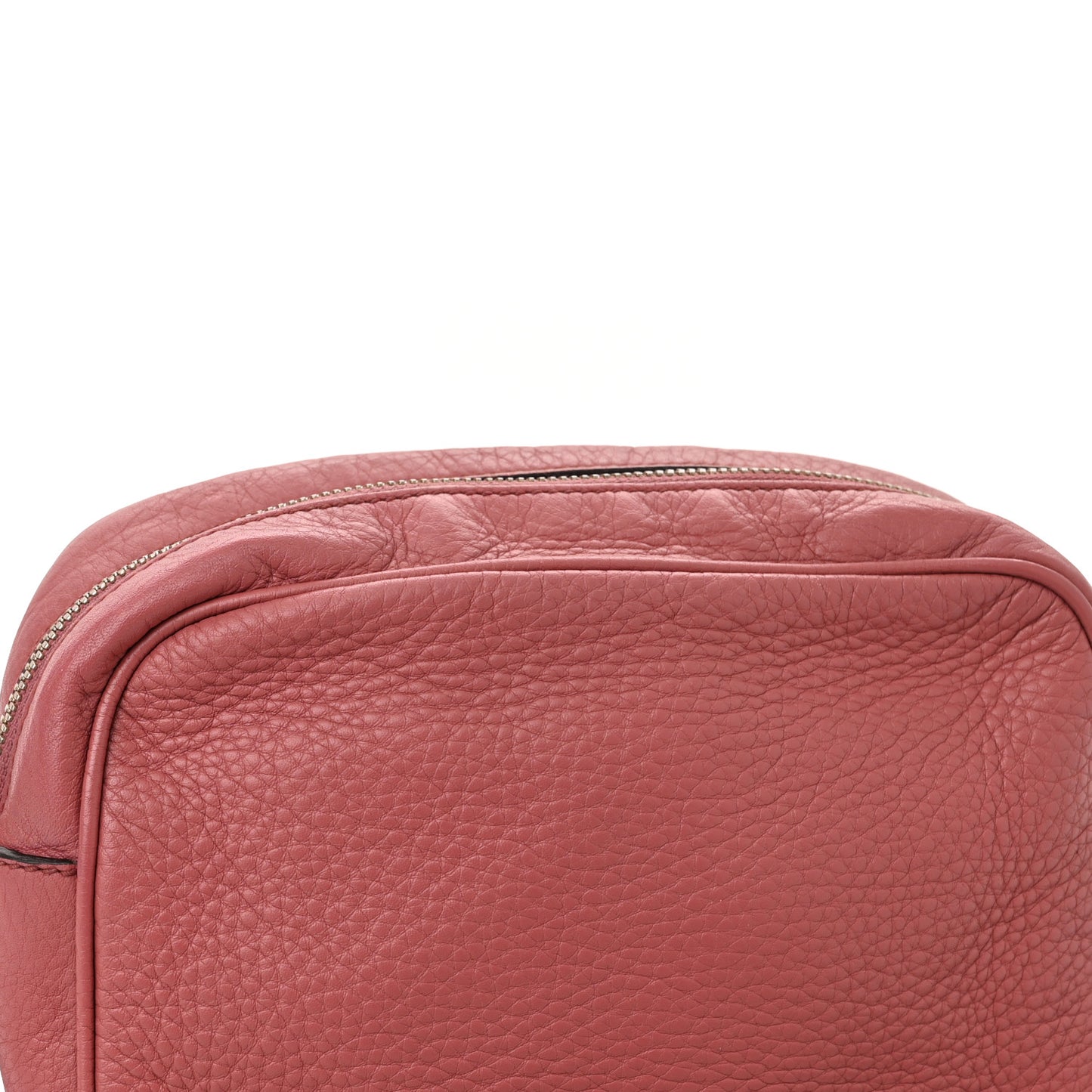 Pebbled Calfskin Small Soho Disco Bag Peonia Flower