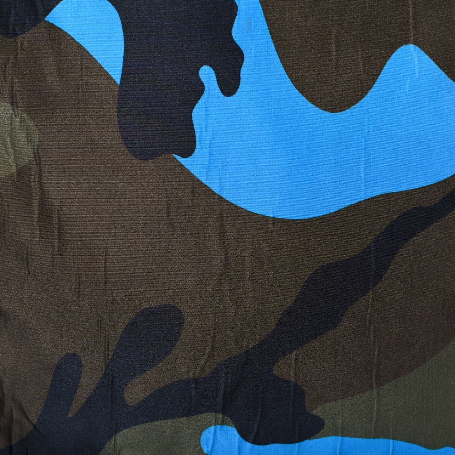 Nylon Camouflage Backpack Green Blue Fluo