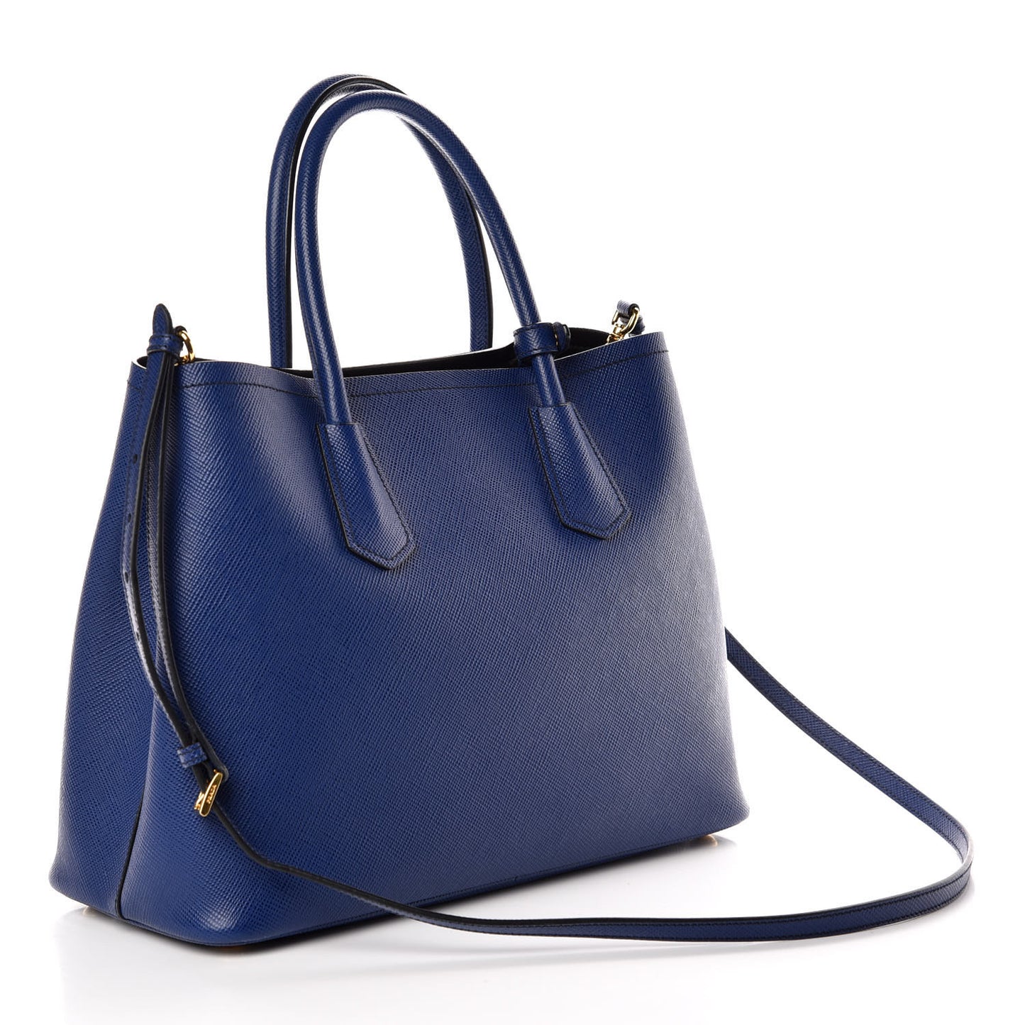 Saffiano Cuir Medium Double Bag Inchiostro