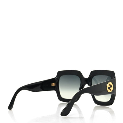 Gucci Acetate Square Frame Sunglasses GG0053S Black 4 of 9