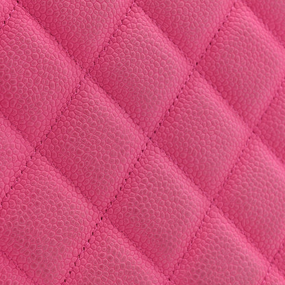 Chanel Iridescent Caviar Quilted Maxi Double Flap Hot Pink 13 of 13