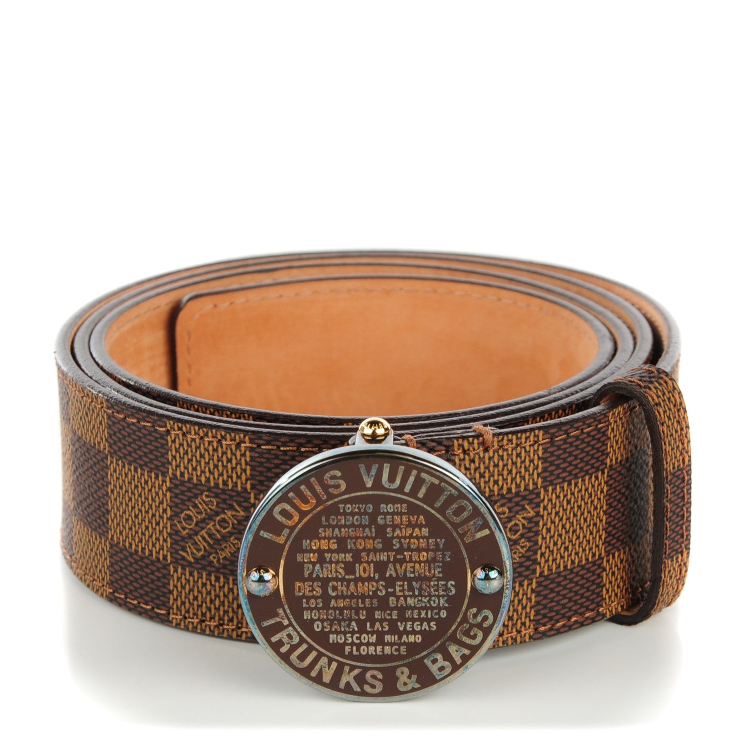 Louis Vuitton Damier Ebene Trunks and Bags Belt 110 44 1 of 8