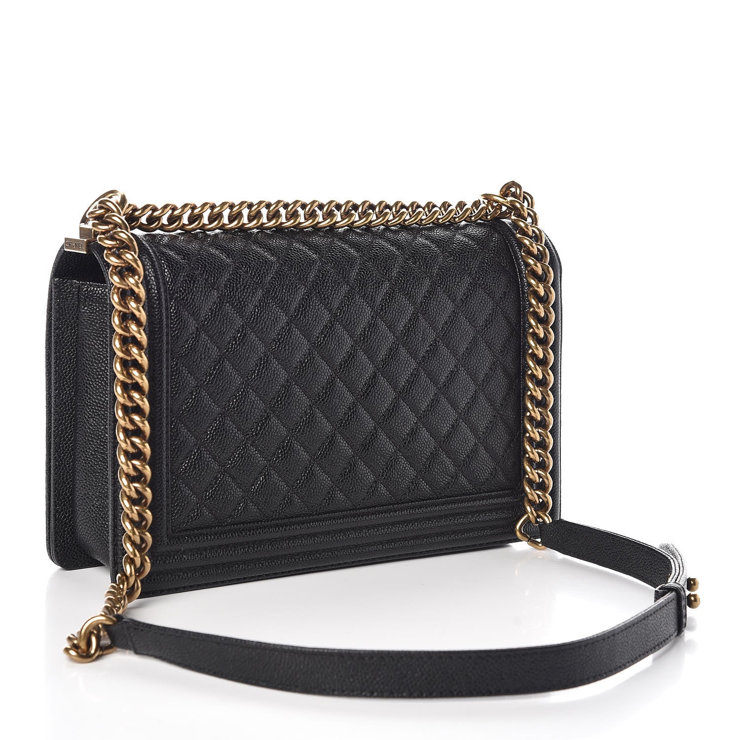 Chanel Caviar Quilted New Medium Boy Flap Black 3 of 9