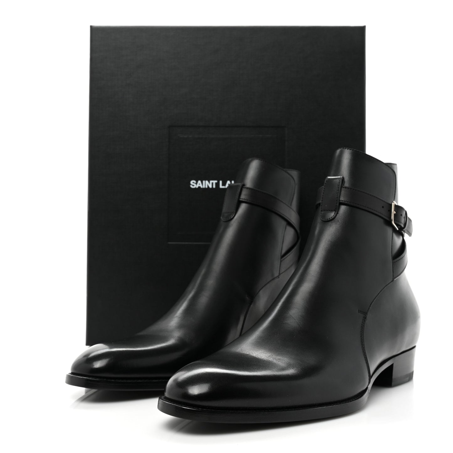 Calfskin Wyatt 30 Jodhpur Boots 42 Black