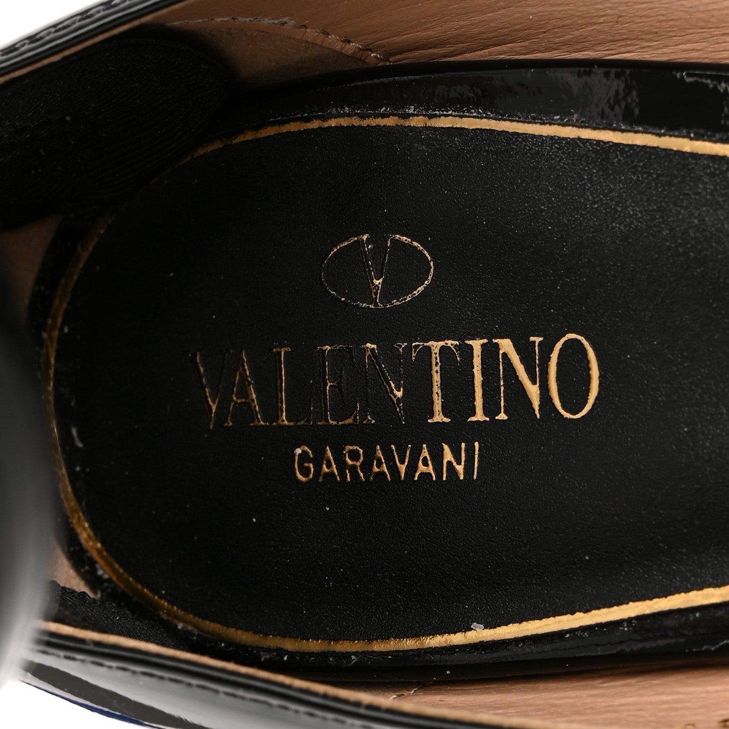 Valentino Garavani Patent Tan-Go 55/155mm Platform Pumps 41 Black 7 of 11