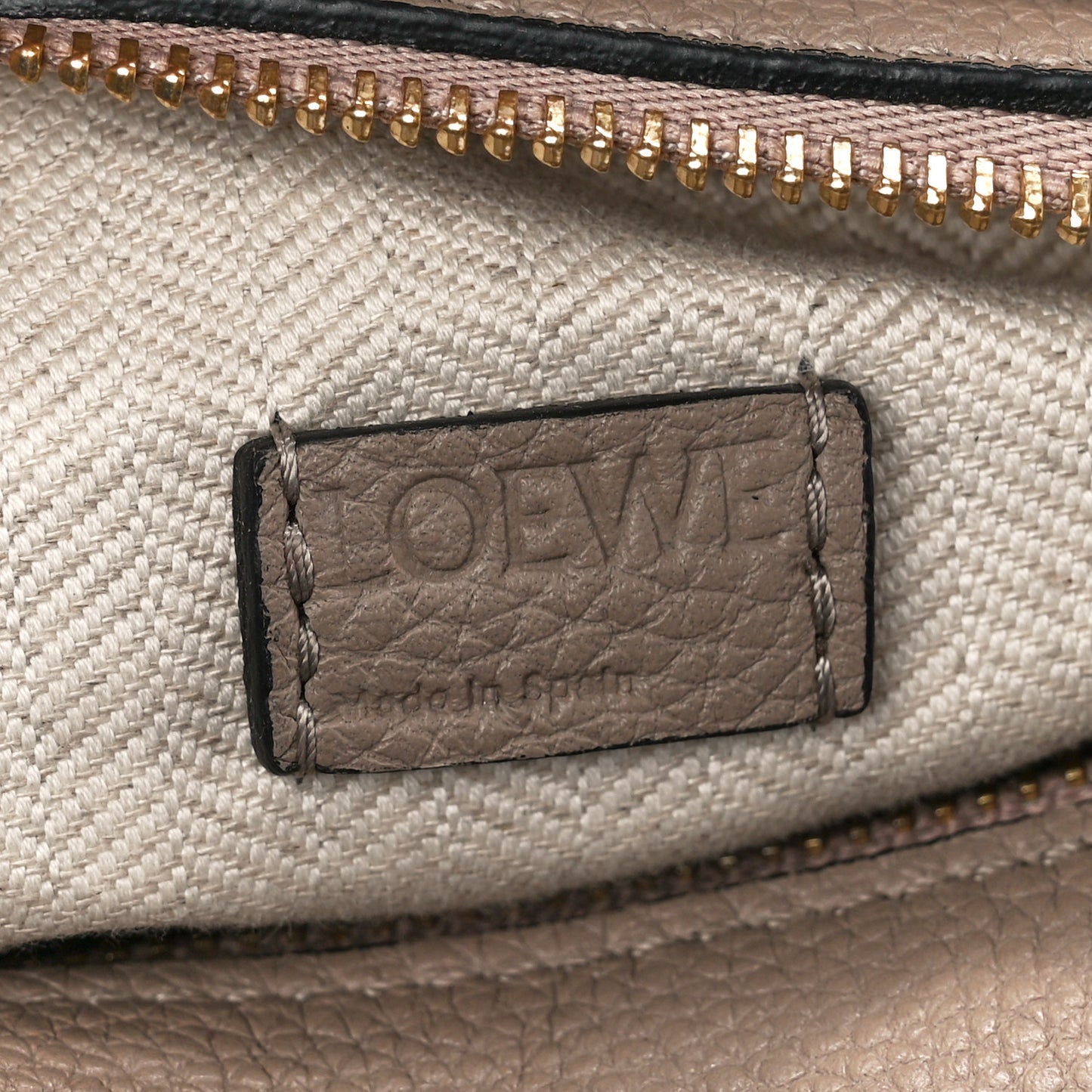 Calfskin Mini Puzzle Bag Sand Mink