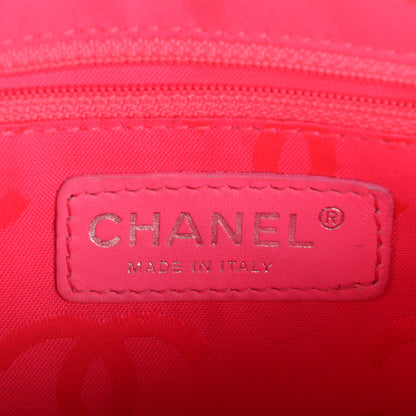 Chanel Calfskin Quilted Cambon Pochette Black White 5 of 9
