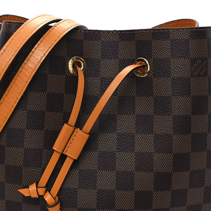 Louis Vuitton Damier Ebene Neonoe MM Safran 8 of 12