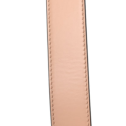 Fendi Vitello King Plexiglass Logo Embossed Medium Fendi Sunshine Shopper Tote Light Rose 17 of 18