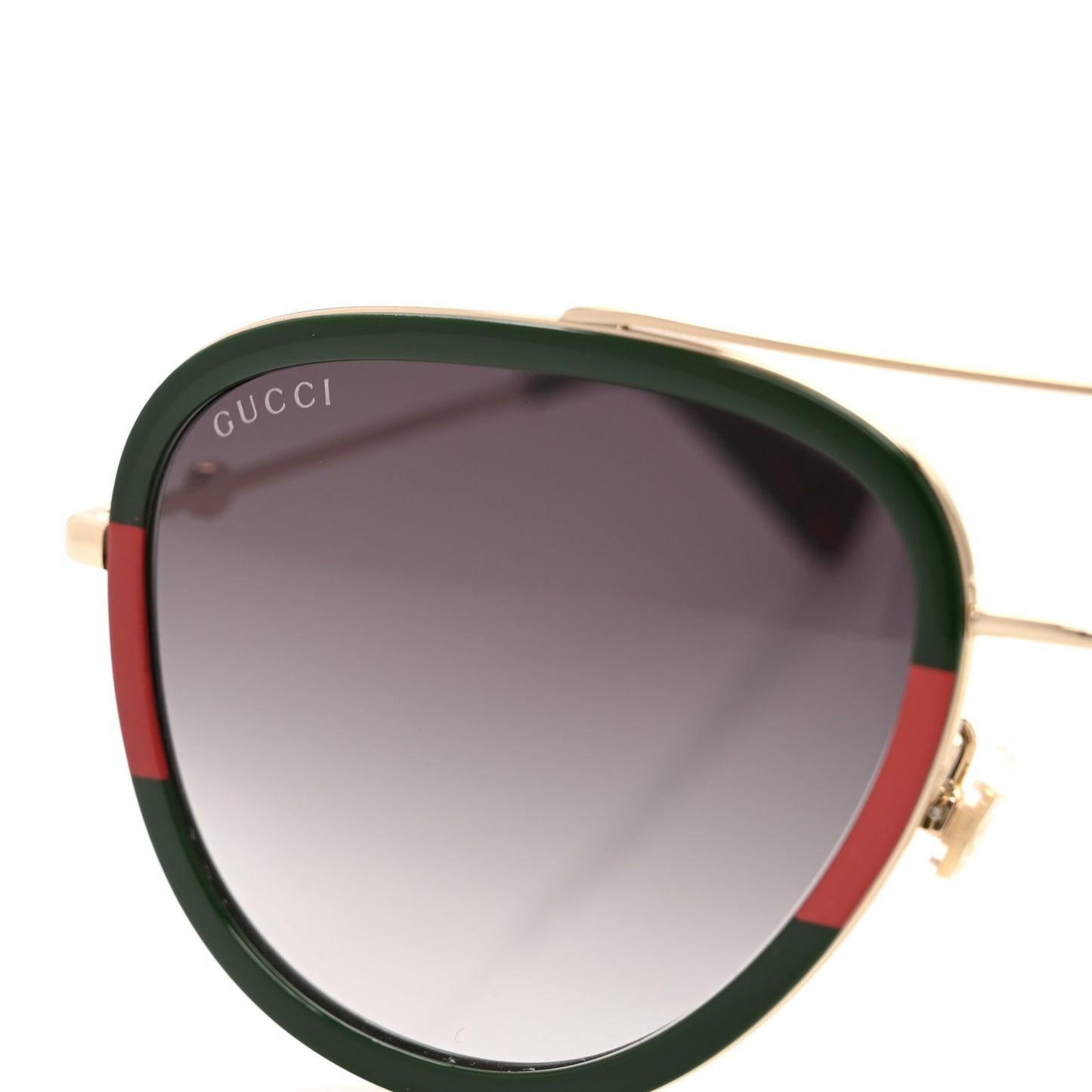 Web Aviator Sunglasses GG0062S Green Red