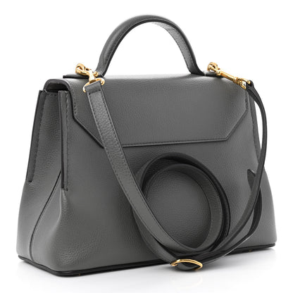 Mulberry Small Classic Grain Calfskin Mini Seaton Grey 3 of 9