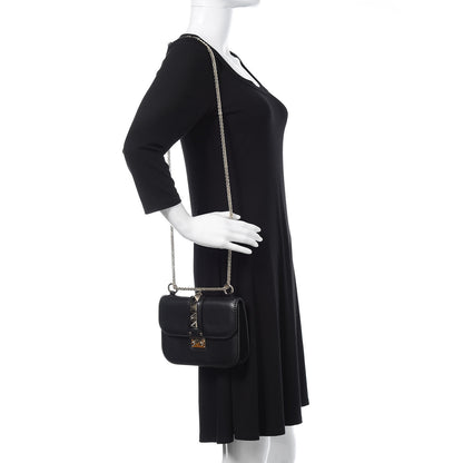 Valentino Garavani Vitello Small Glam Lock Rockstud Flap Black 2 of 13