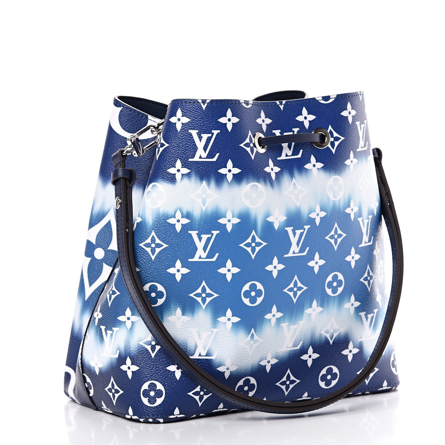 Louis Vuitton Monogram Escale Neonoe MM Blue 2 of 10