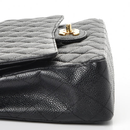 Chanel Caviar Quilted Medium Double Flap Black 10 of 10