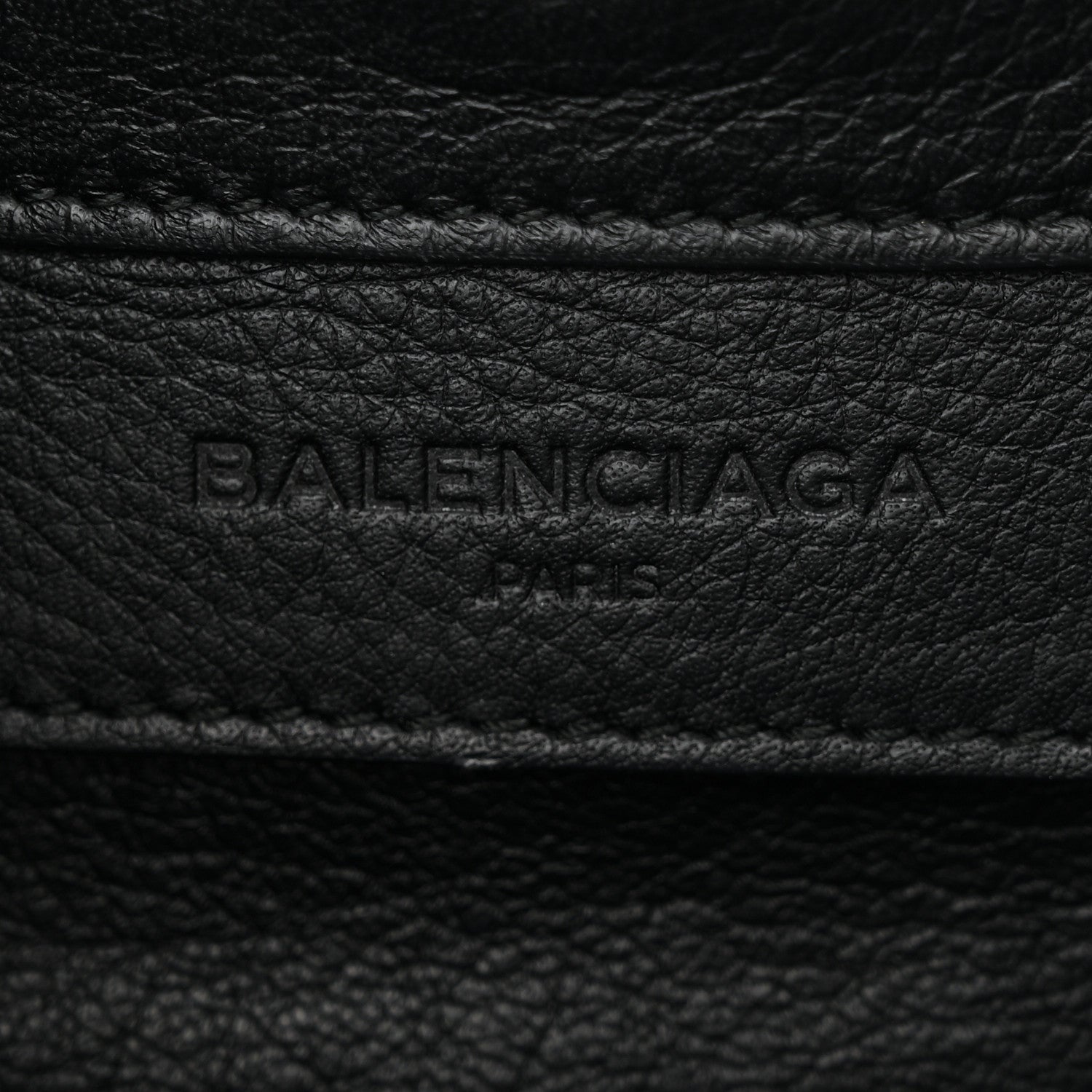 Balenciaga Grained Calfskin Papier Mini A4 Zip Around Tote Black 7 of 11