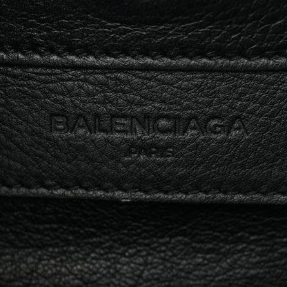 Balenciaga Grained Calfskin Papier Mini A4 Zip Around Tote Black 7 of 11