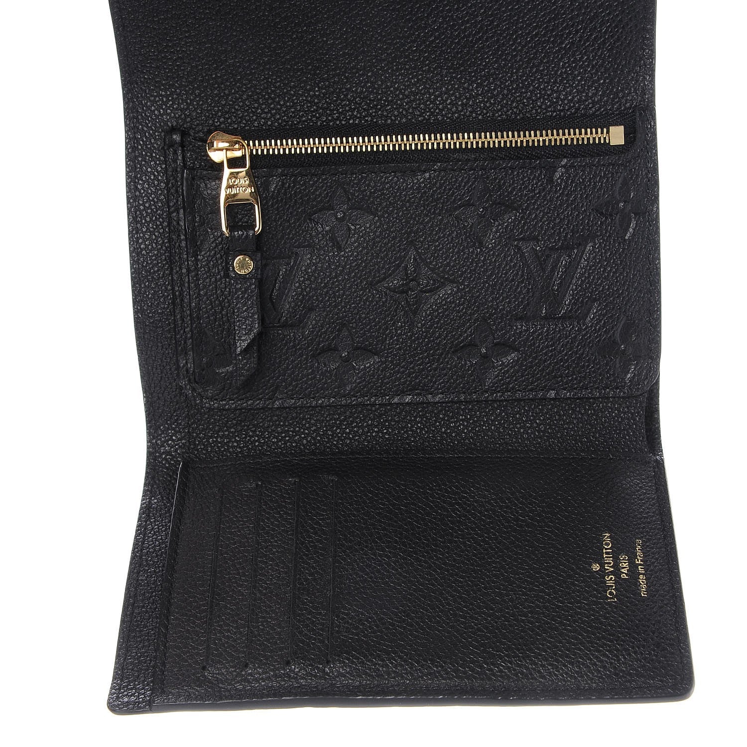 Louis Vuitton Empreinte Compact Curieuse Wallet Black 5 of 8