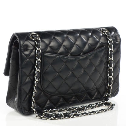 Chanel Lambskin Quilted Medium Double Flap Black 3 of 8