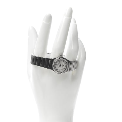 Omega Stainless Steel Diamond Bezel Mother of Pearl 22mm Constellation Quartz Watch 1460.75.00 3 of 14