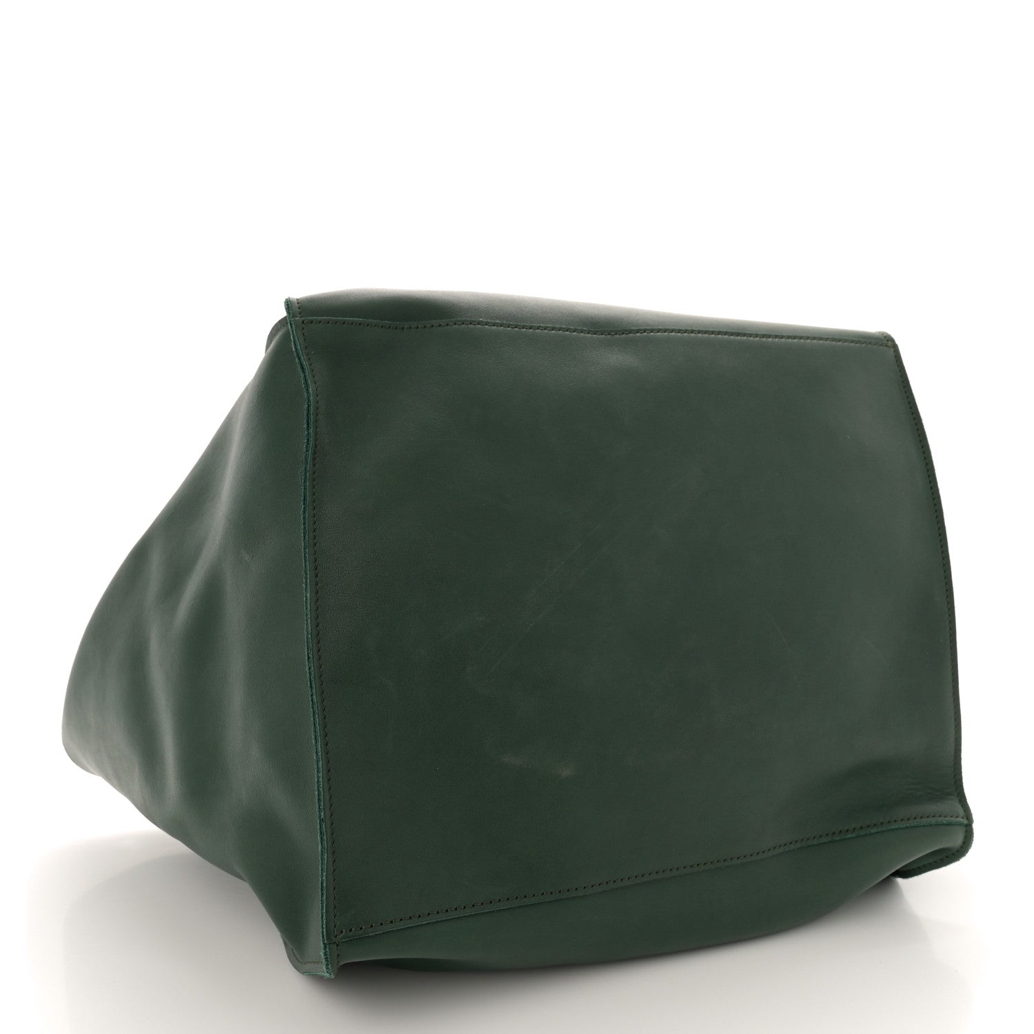 Celine Smooth Calfskin Medium Big Bag Dark Green 3 of 14