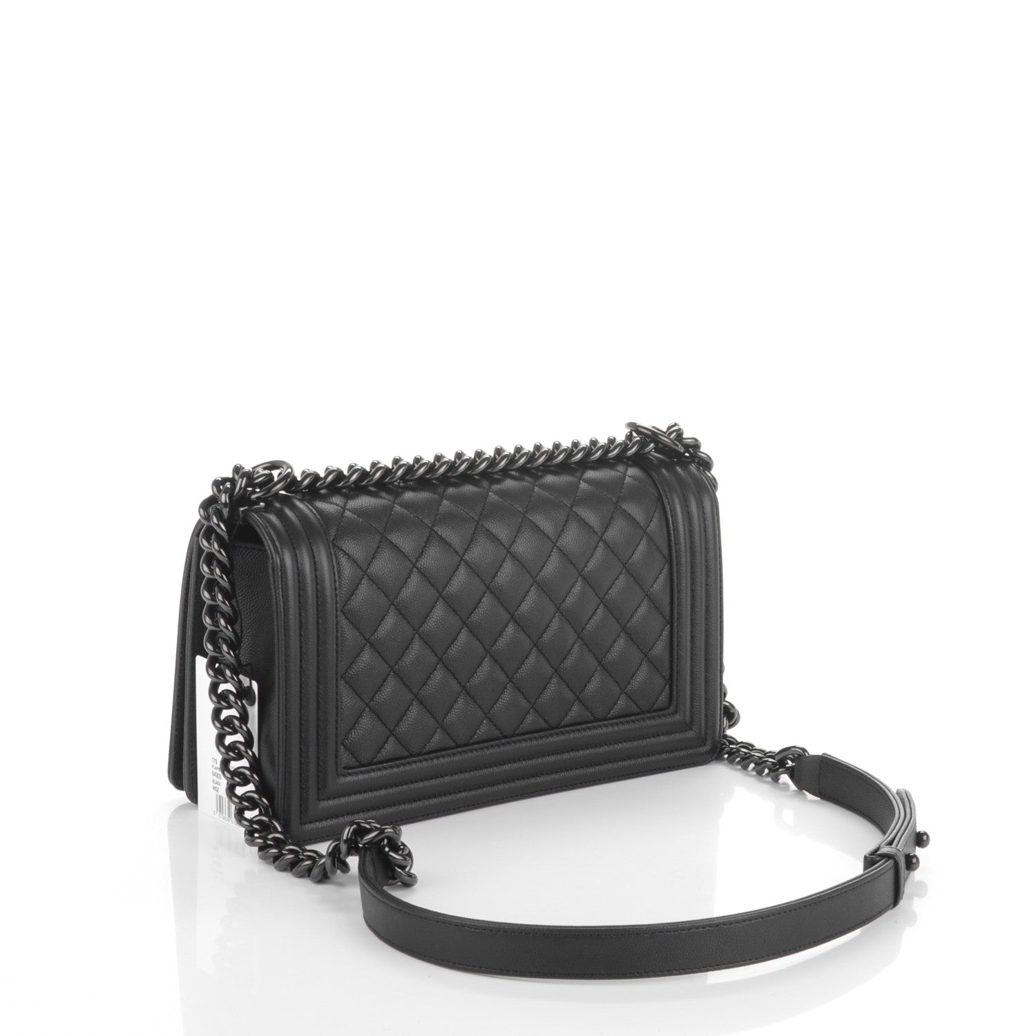 Chanel Caviar Quilted Medium Boy Flap So Black 3 of 7