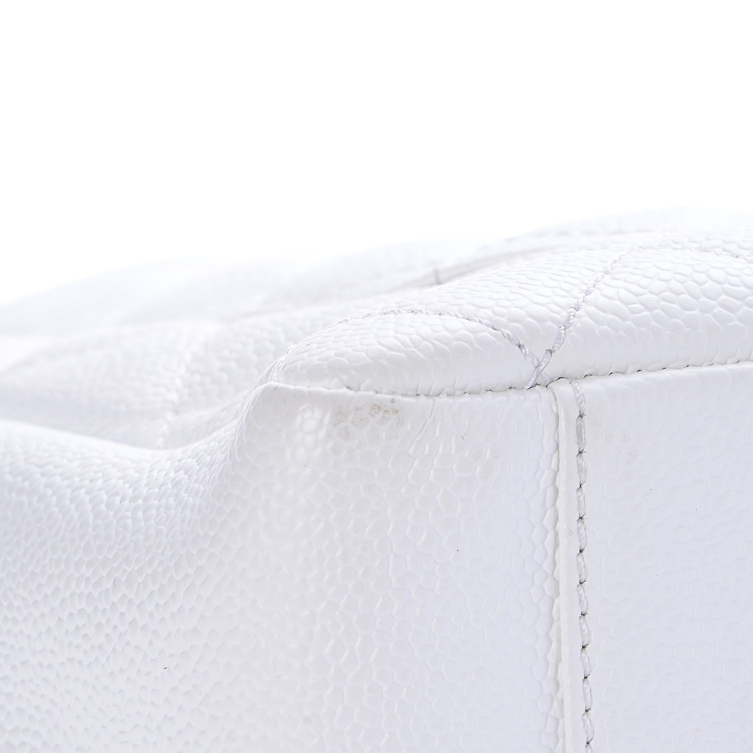 Chanel Caviar Quilted Grand Shopping Tote GST White 14 of 16