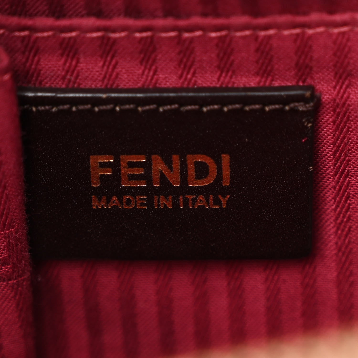 Fendi Vitello Elite Flamingo Regular 2Jours Tote Amarena 7 of 14