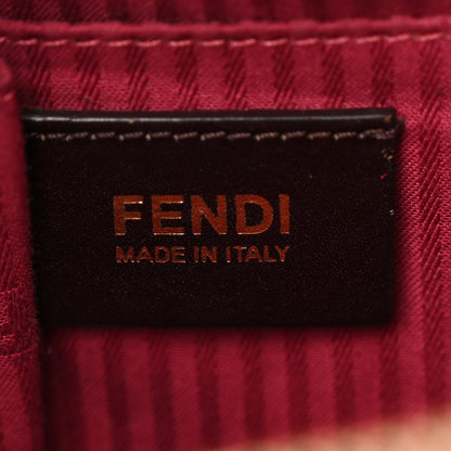 Fendi Vitello Elite Flamingo Regular 2Jours Tote Amarena 7 of 14