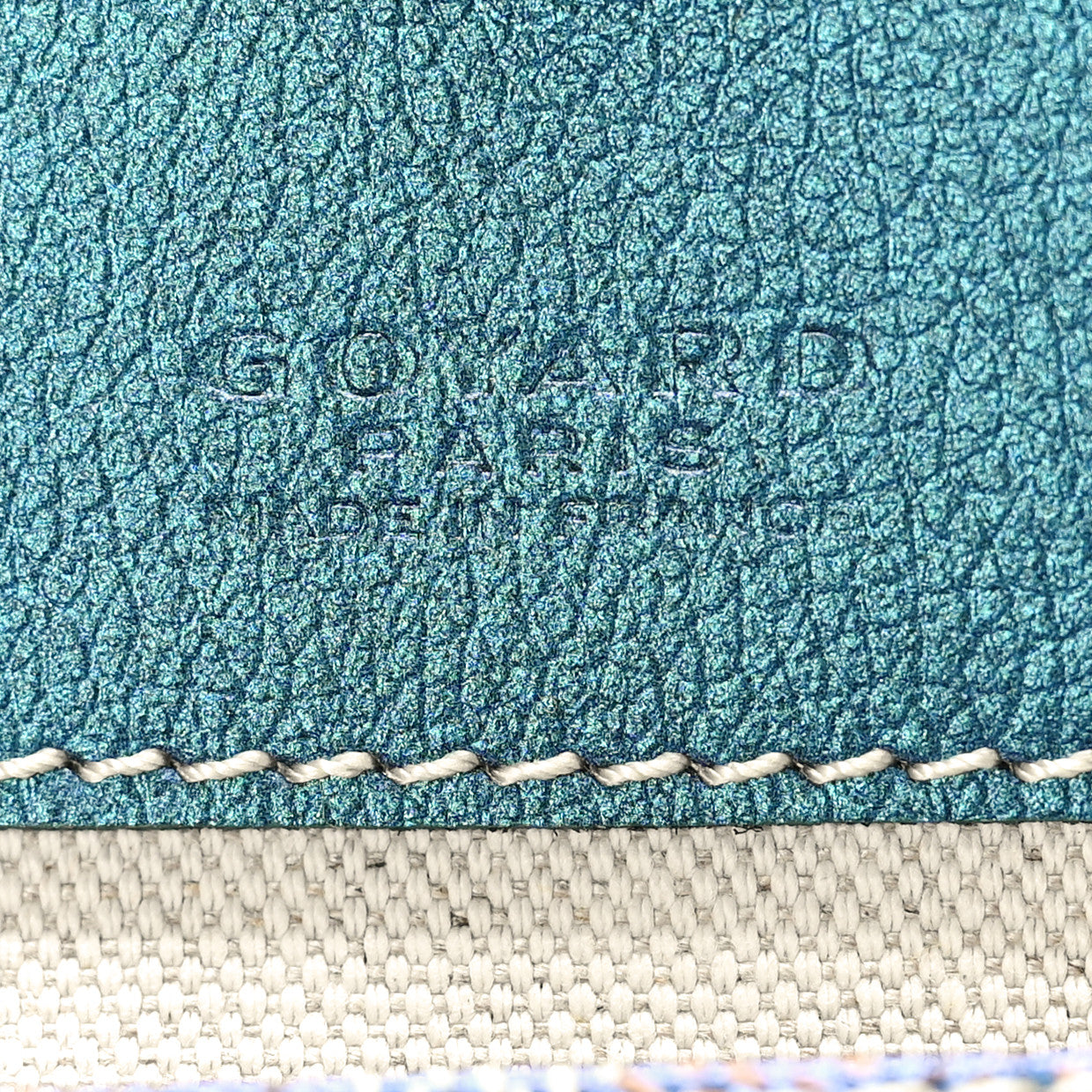 Iridescent Goyardine Saint Louis GM Pearly Blue