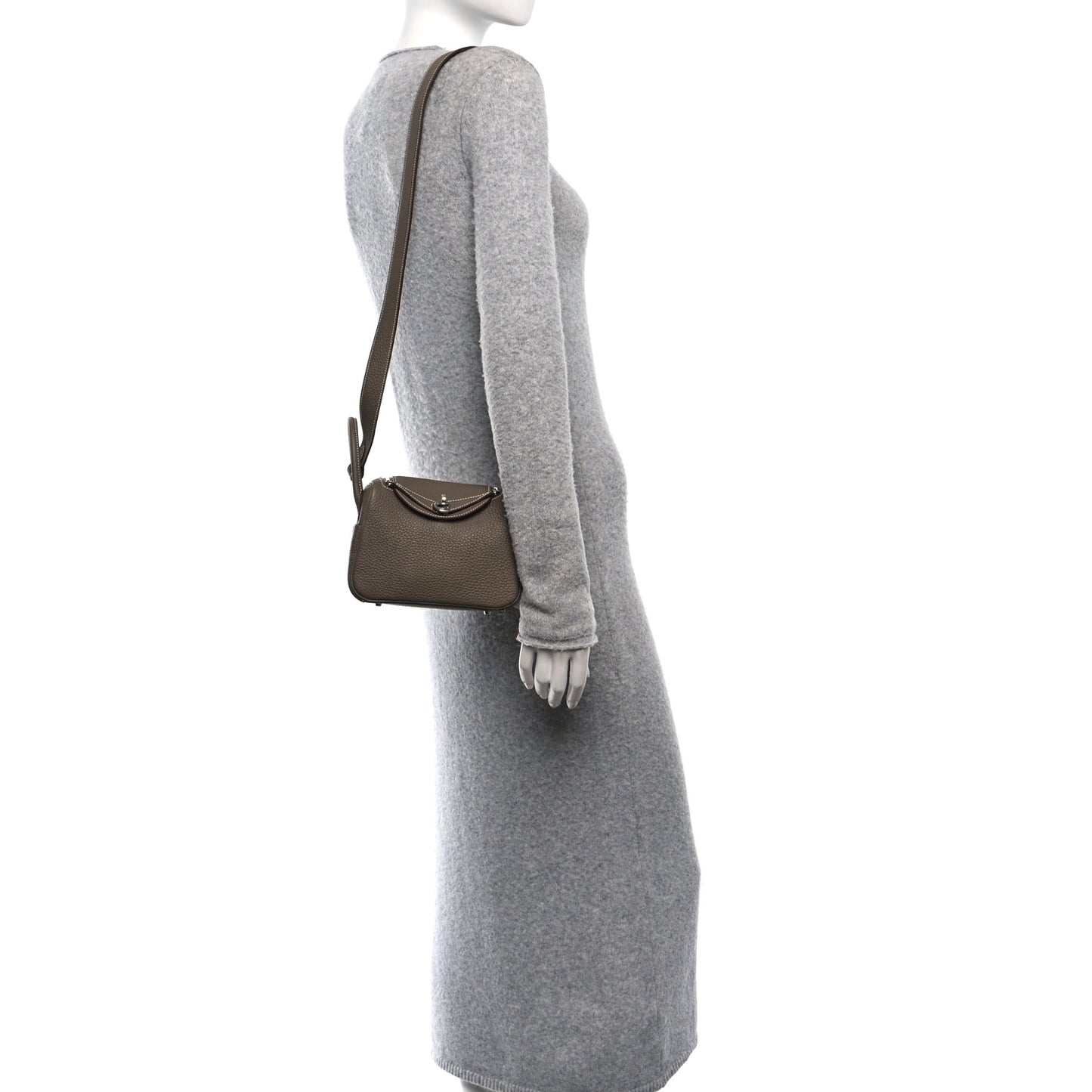 Taurillon Clemence Mini Lindy 20 Etoupe