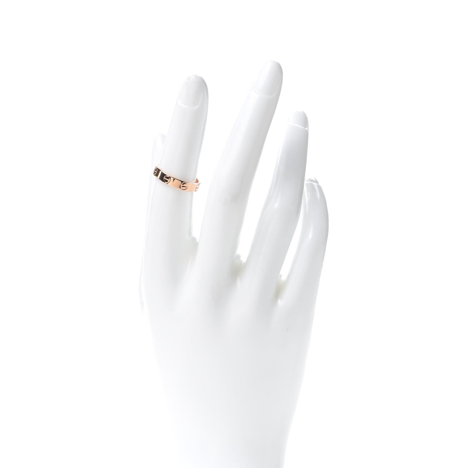 Cartier 18K Pink Gold 3.5mm LOVE Wedding Band Ring 51 5.75 2 of 5