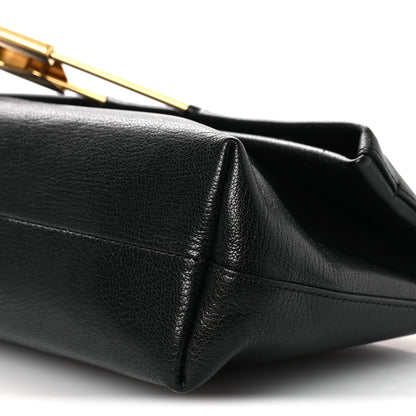 Burberry Grained Calfskin Pin Clutch Black 11 of 12