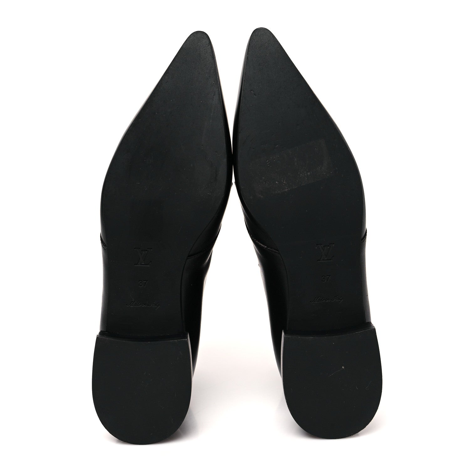 Louis Vuitton Calfskin Monogram Jumble Flat Ankle Boots 37 Black 5 of 7