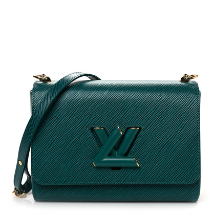 Louis Vuitton Epi Twist Shoulder Bag MM Emeraude 1 of 11