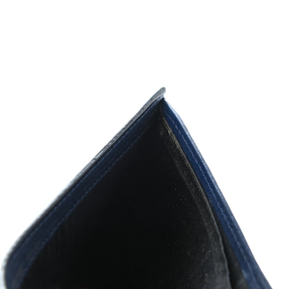 Gucci Patent Microguccissima Bi-Fold Wallet Blue 6 of 11