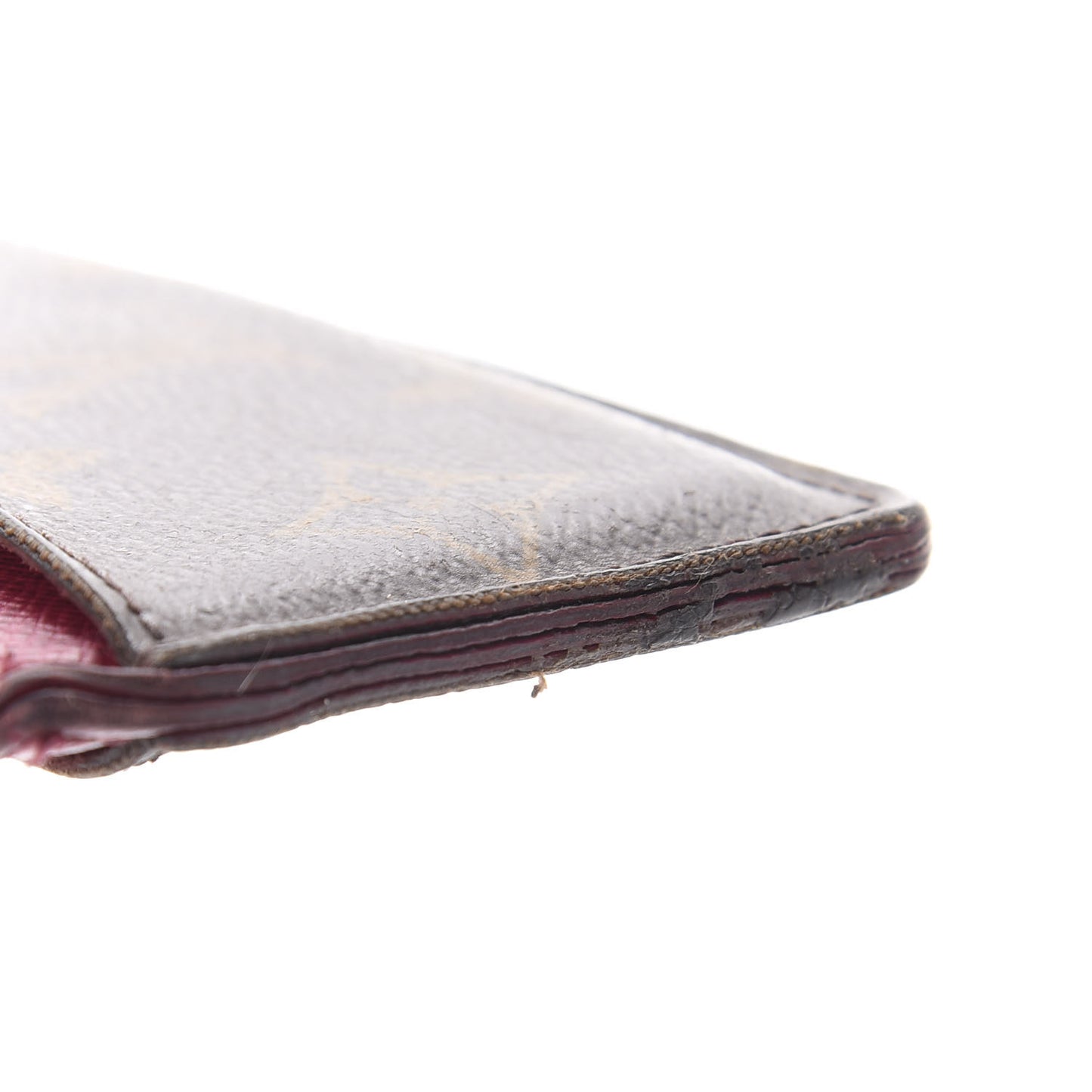Monogram Card Holder Fuchsia