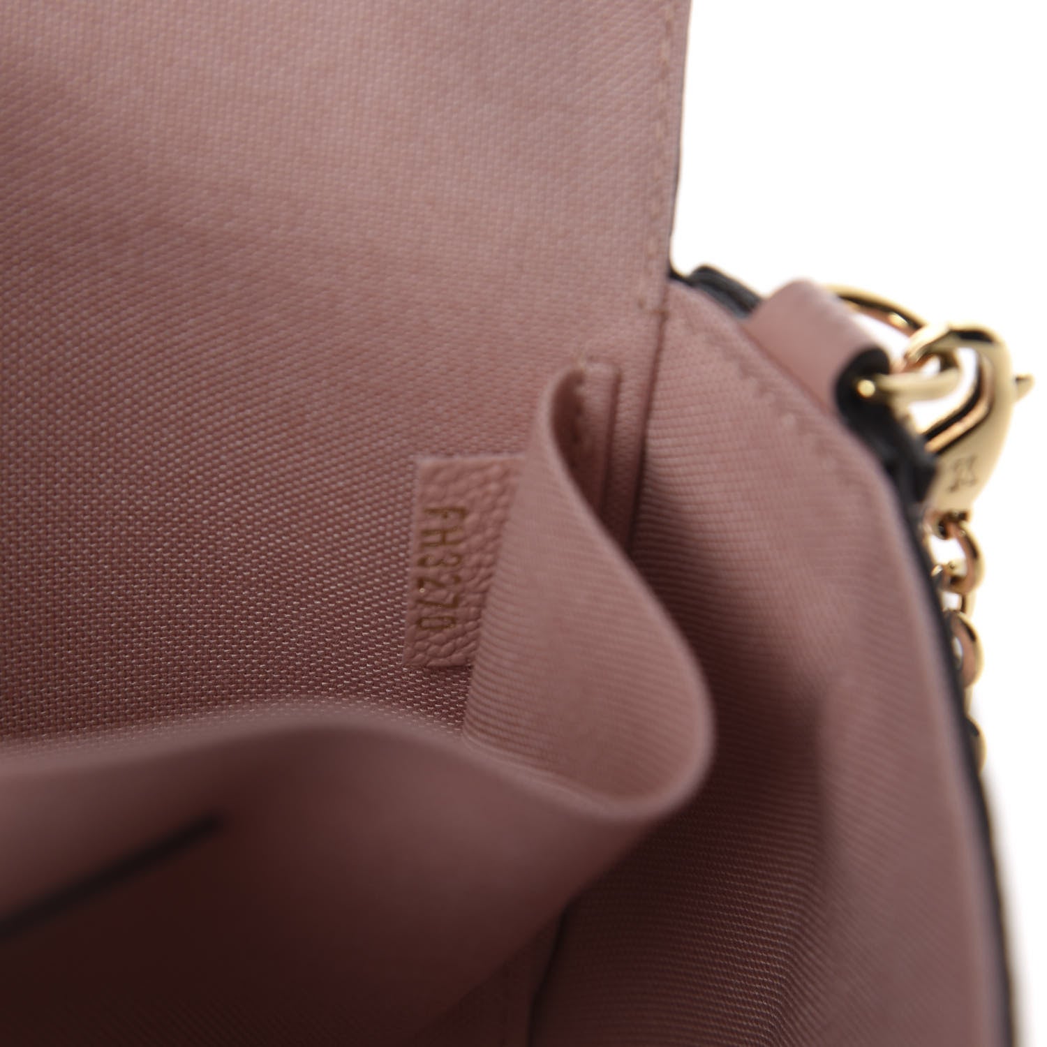 Louis Vuitton Empreinte Pochette Felicie Chain Wallet Rose Poudre 9 of 10