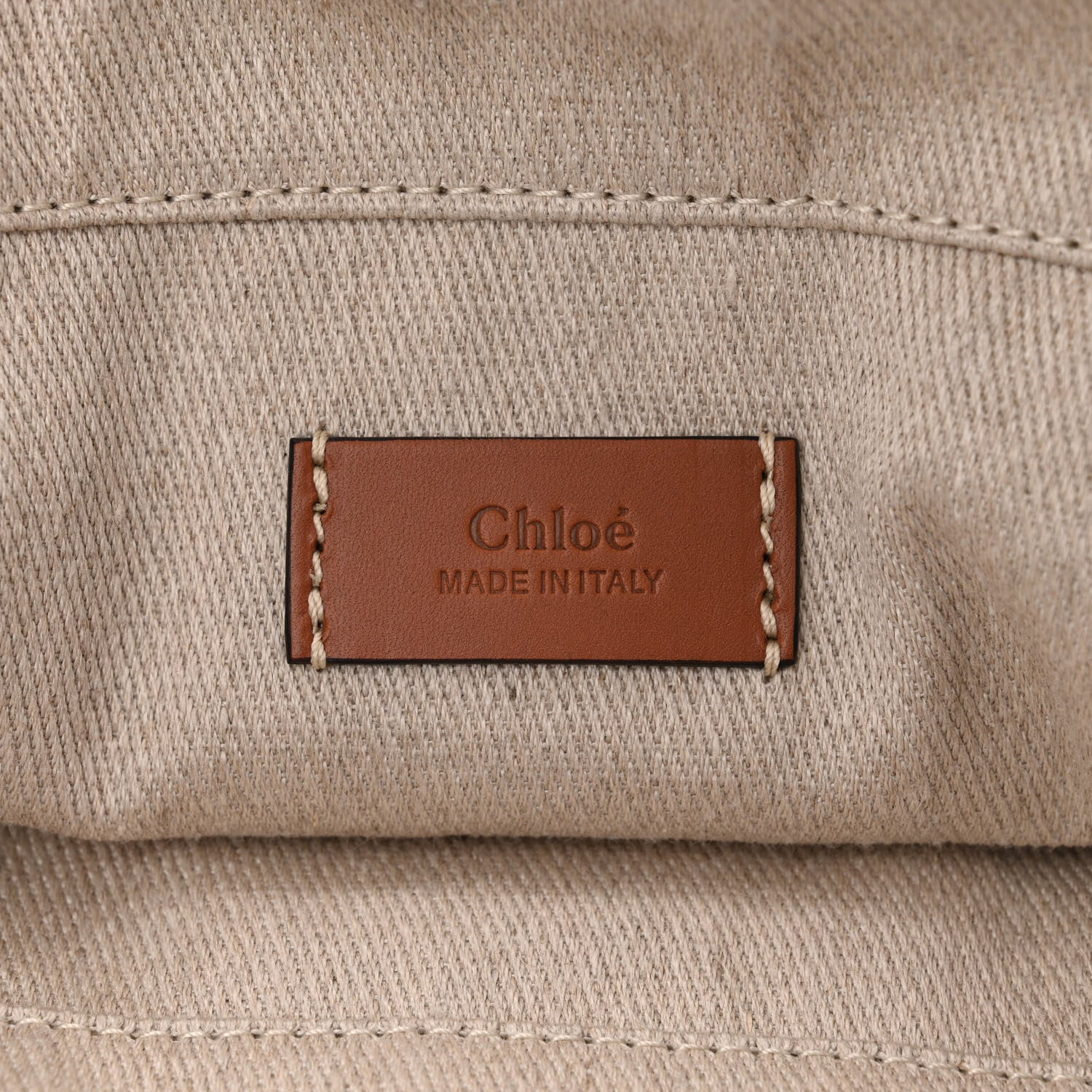 Chloe Calfskin Medium Kayan Basket Tote Bag Caramel 6 of 13